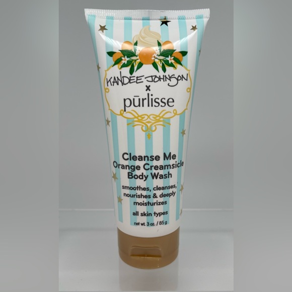 Kandee Johnson X Purlisse Orange Creamsicle 3-Piece Body Wash Scrub & Butter NWT - Picture 2 of 15